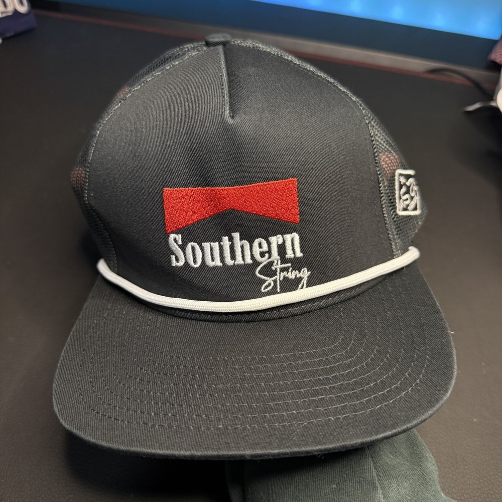 Southern String Hat Co Marlboro Hat Cap Snap Back One Size Gray Trucker Mens